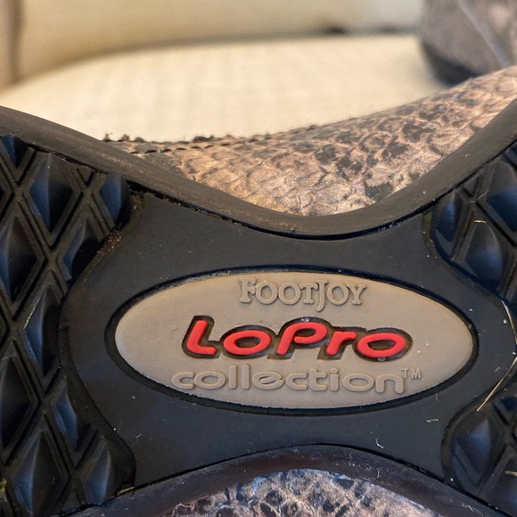 FOOTJOY LOPRO GOLF SHOES WOMENS SIZE 7 SNAKE PRINT MEDIUM #97022 - Picture 10 of 13